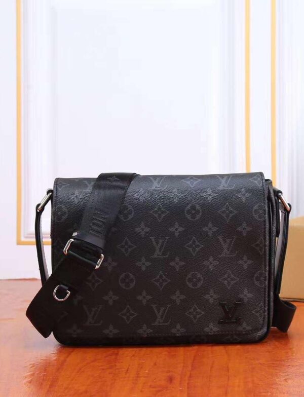 Louis Vuitton District PM Messenger Bag – Monogram Eclipse Black Canvas
