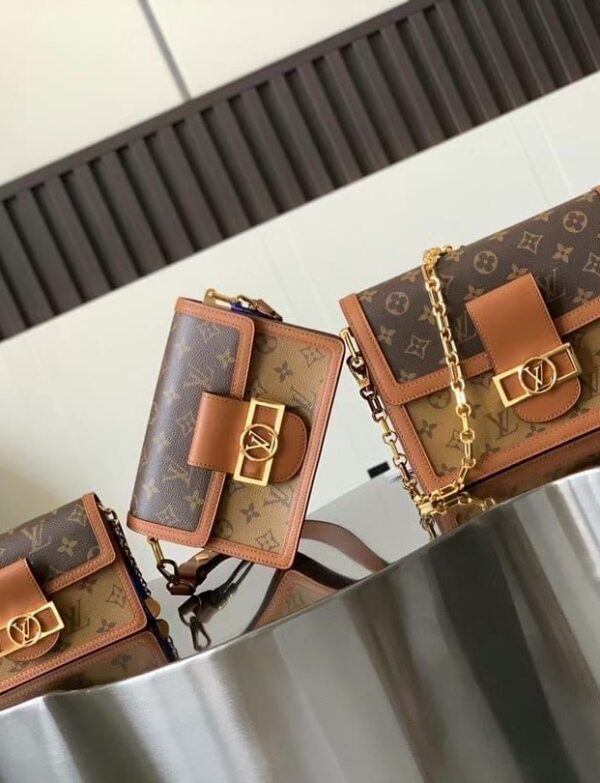Louis Vuitton Dauphine Monogram Canvas Collection – Luxury Crossbody & Wallet Set