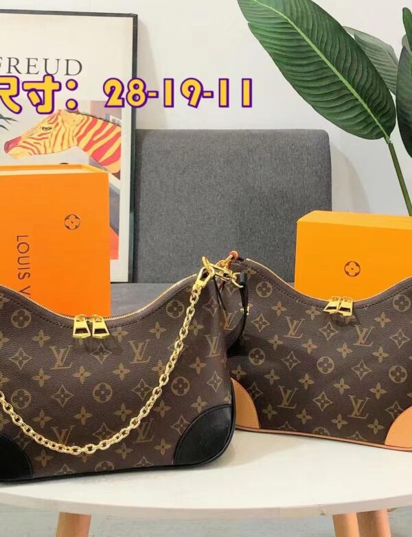 Louis Vuitton Monogram Pochette Accessoires Chain Shoulder Bag – Classic Brown