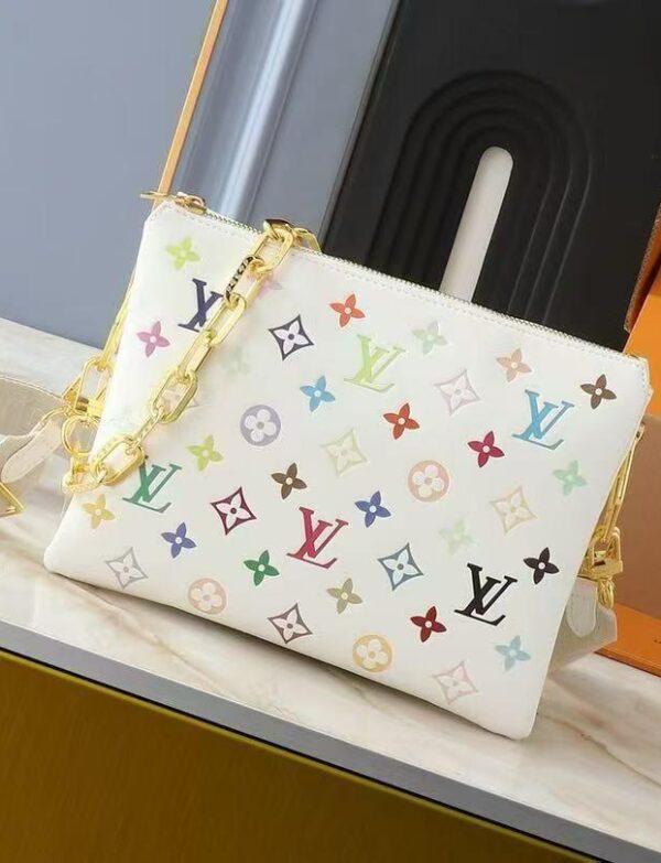 Louis Vuitton Multi Pochette Accessoires – White Multicolor Monogram Crossbody Bag