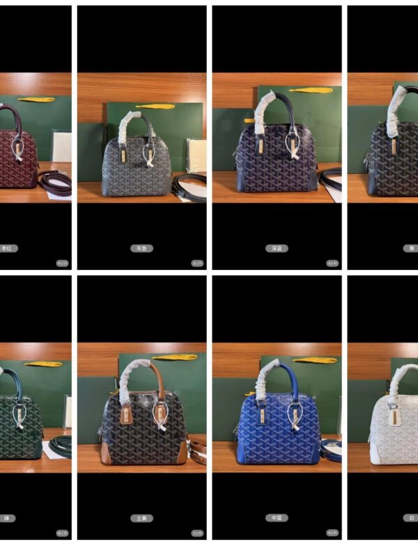 Goyard Mini Top Handle Bag – Elegant Monogram in Multiple Colors