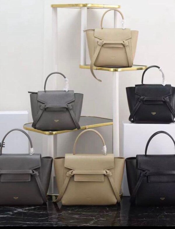 Mini Belt Tote Bag – Structured Luxury Top Handle Handbag