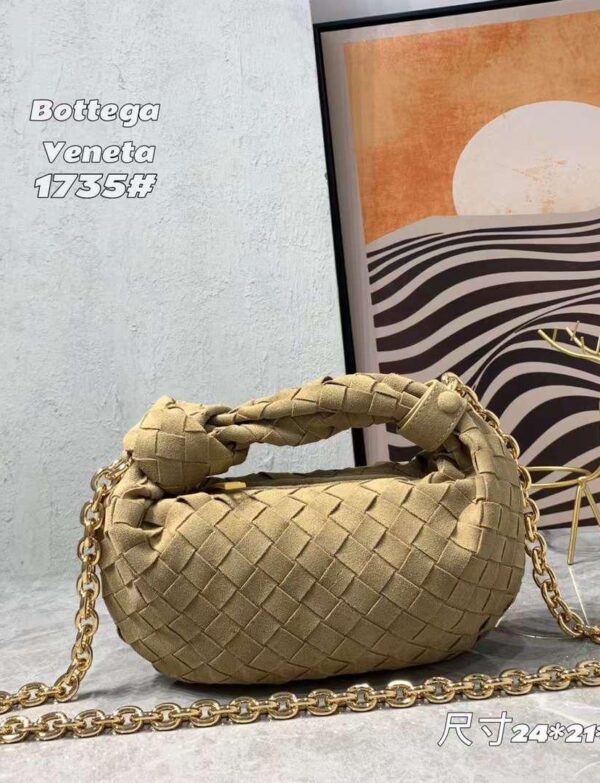Bottega Veneta Jodie Chain Bag – Intrecciato Woven Shoulder Bag
